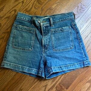 Madewell Emmett Shorts Earlwood Wash Size 28